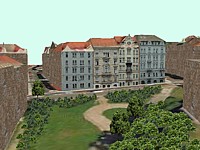 3D view - town Kladno, Czech Republic (800x600x24 160kB)